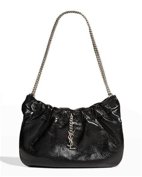 ysl pacpac leather hobo bag|Saint Laurent Pac Pac YSL Ruched Hobo Bag .